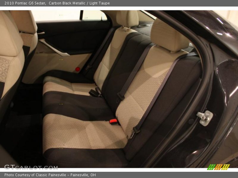 Carbon Black Metallic / Light Taupe 2010 Pontiac G6 Sedan