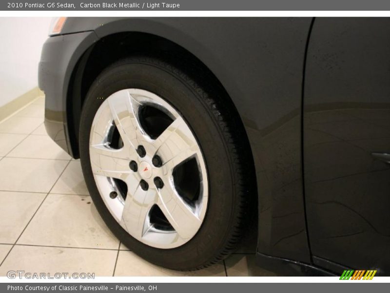 Carbon Black Metallic / Light Taupe 2010 Pontiac G6 Sedan