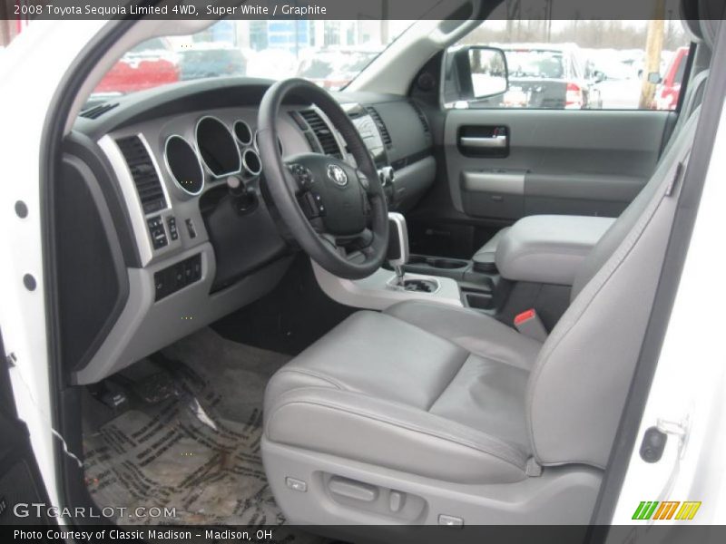 Super White / Graphite 2008 Toyota Sequoia Limited 4WD