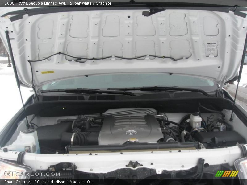 Super White / Graphite 2008 Toyota Sequoia Limited 4WD