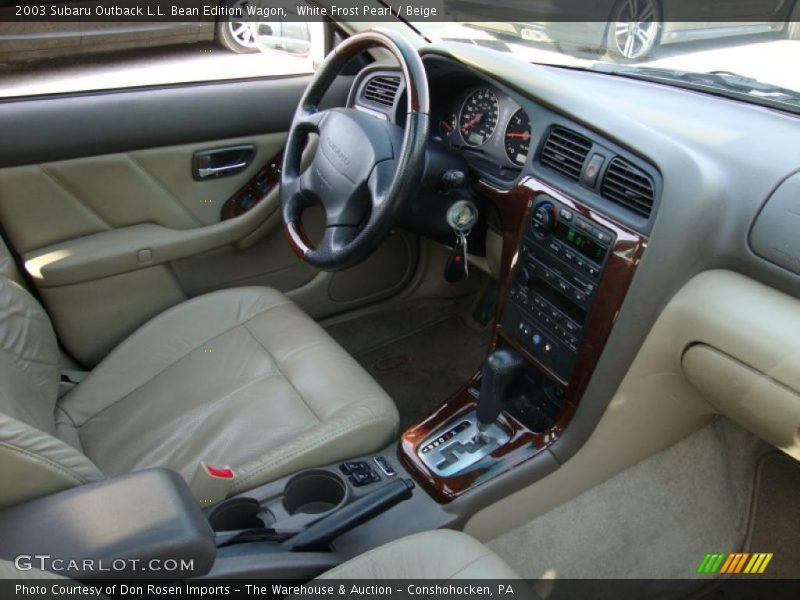  2003 Outback L.L. Bean Edition Wagon Beige Interior