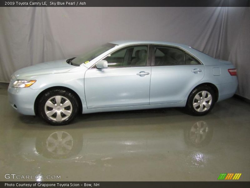 Sky Blue Pearl / Ash 2009 Toyota Camry LE