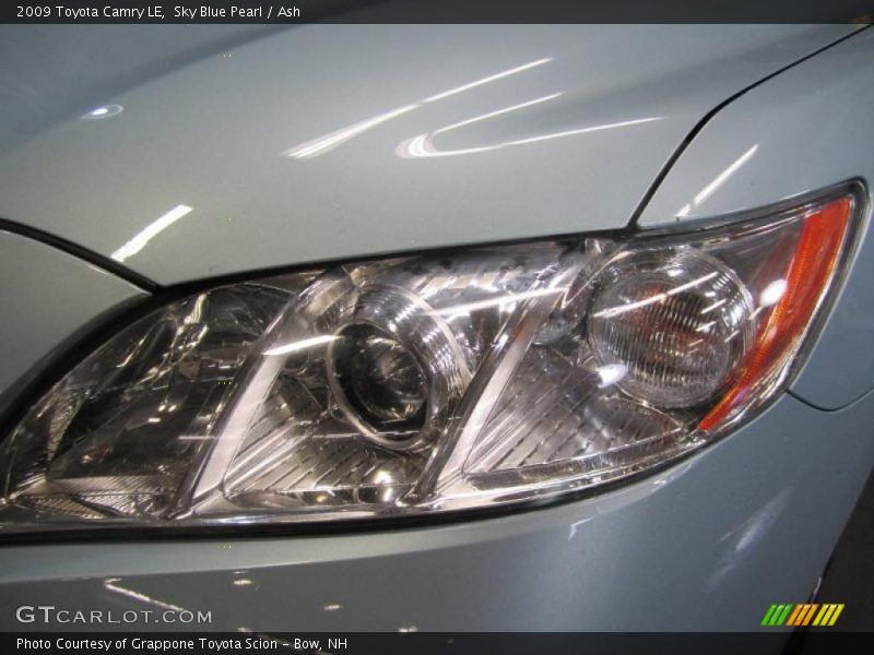 Sky Blue Pearl / Ash 2009 Toyota Camry LE