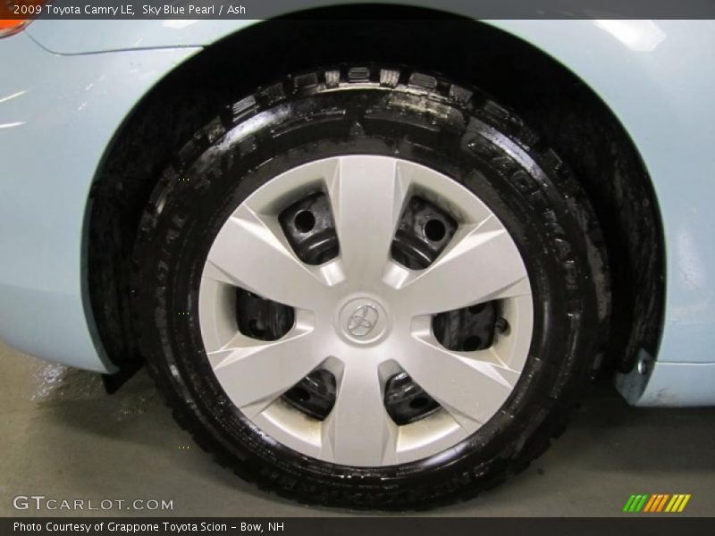 Sky Blue Pearl / Ash 2009 Toyota Camry LE