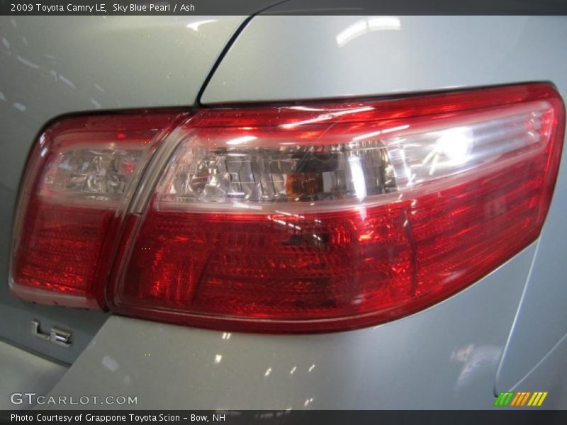 Sky Blue Pearl / Ash 2009 Toyota Camry LE