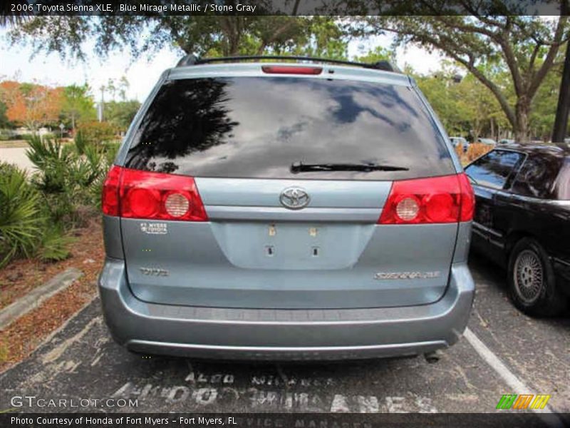 Blue Mirage Metallic / Stone Gray 2006 Toyota Sienna XLE
