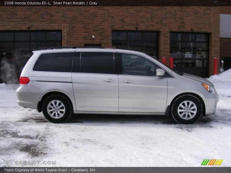 Silver Pearl Metallic / Gray 2008 Honda Odyssey EX-L