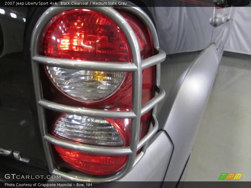 Black Clearcoat / Medium Slate Gray 2007 Jeep Liberty Sport 4x4