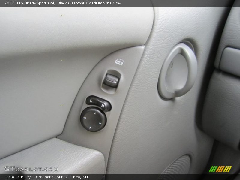 Black Clearcoat / Medium Slate Gray 2007 Jeep Liberty Sport 4x4