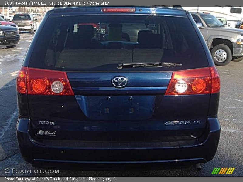 Nautical Blue Metallic / Stone Gray 2006 Toyota Sienna LE