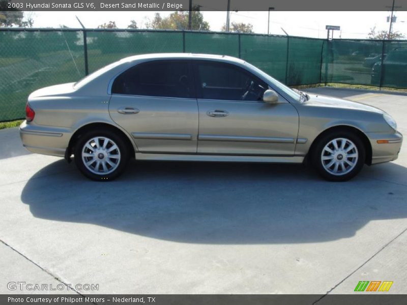 Desert Sand Metallic / Beige 2003 Hyundai Sonata GLS V6