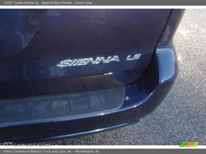 Nautical Blue Metallic / Stone Gray 2006 Toyota Sienna LE