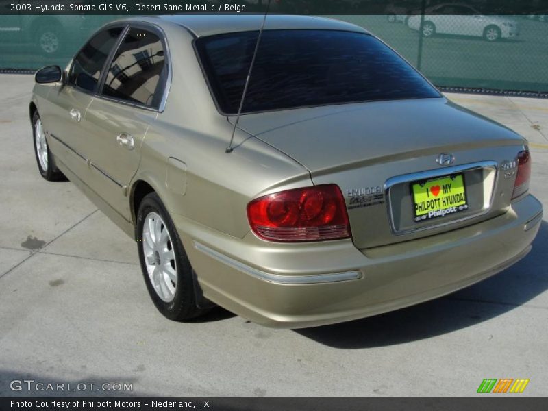Desert Sand Metallic / Beige 2003 Hyundai Sonata GLS V6