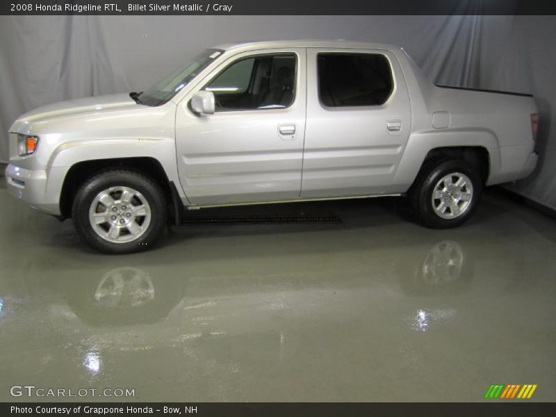 Billet Silver Metallic / Gray 2008 Honda Ridgeline RTL