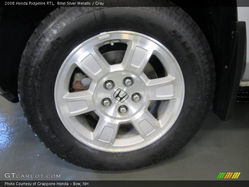 Billet Silver Metallic / Gray 2008 Honda Ridgeline RTL