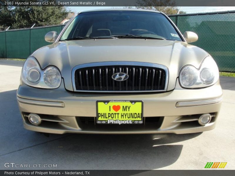 Desert Sand Metallic / Beige 2003 Hyundai Sonata GLS V6