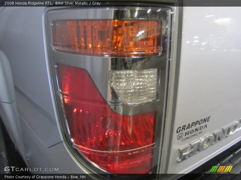 Billet Silver Metallic / Gray 2008 Honda Ridgeline RTL