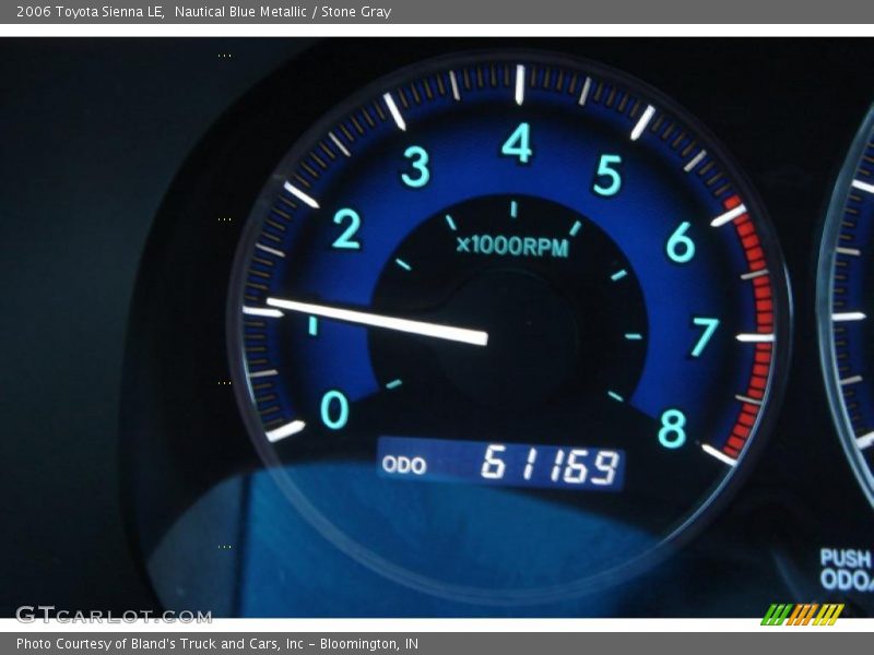 Nautical Blue Metallic / Stone Gray 2006 Toyota Sienna LE