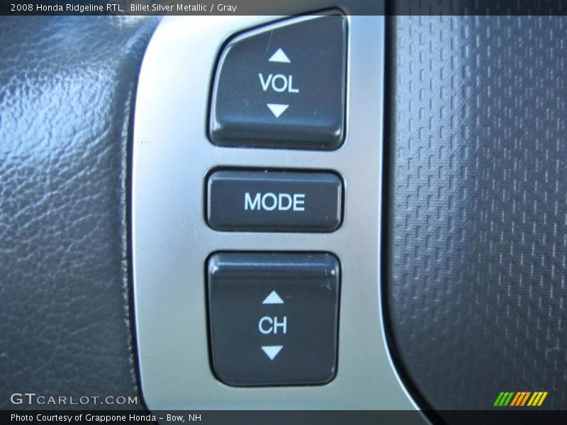 Billet Silver Metallic / Gray 2008 Honda Ridgeline RTL