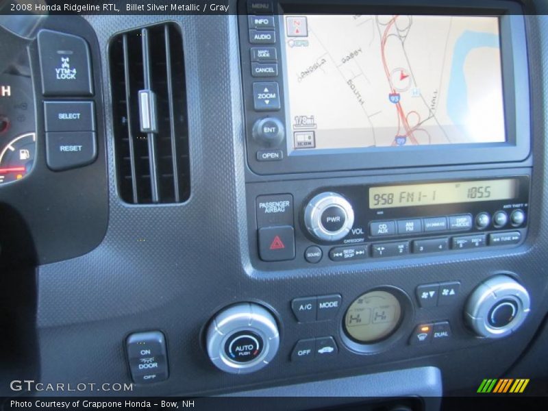 Billet Silver Metallic / Gray 2008 Honda Ridgeline RTL