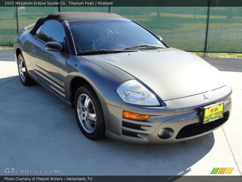 Titanium Pearl / Midnight 2003 Mitsubishi Eclipse Spyder GS
