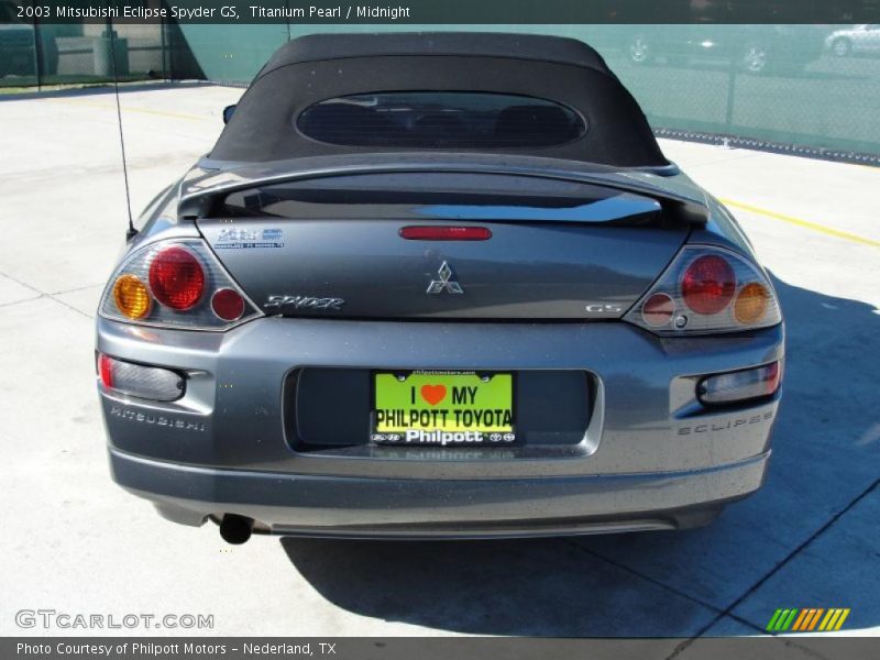 Titanium Pearl / Midnight 2003 Mitsubishi Eclipse Spyder GS