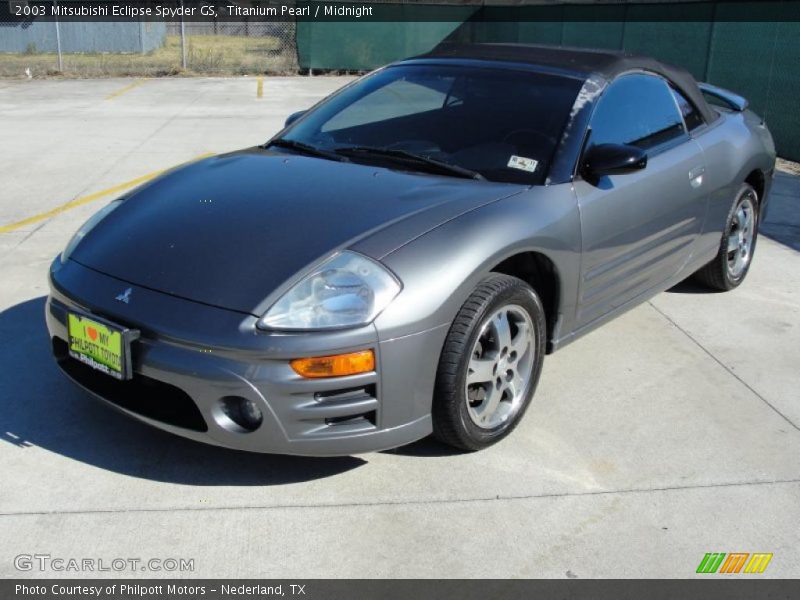 Titanium Pearl / Midnight 2003 Mitsubishi Eclipse Spyder GS