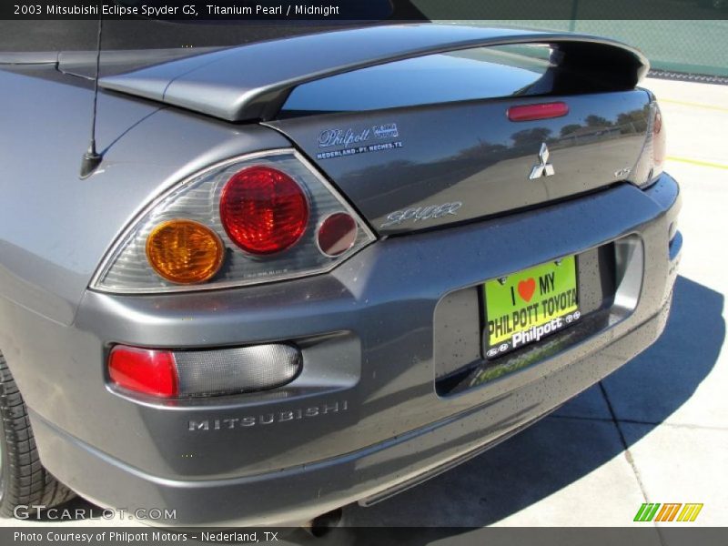 Titanium Pearl / Midnight 2003 Mitsubishi Eclipse Spyder GS