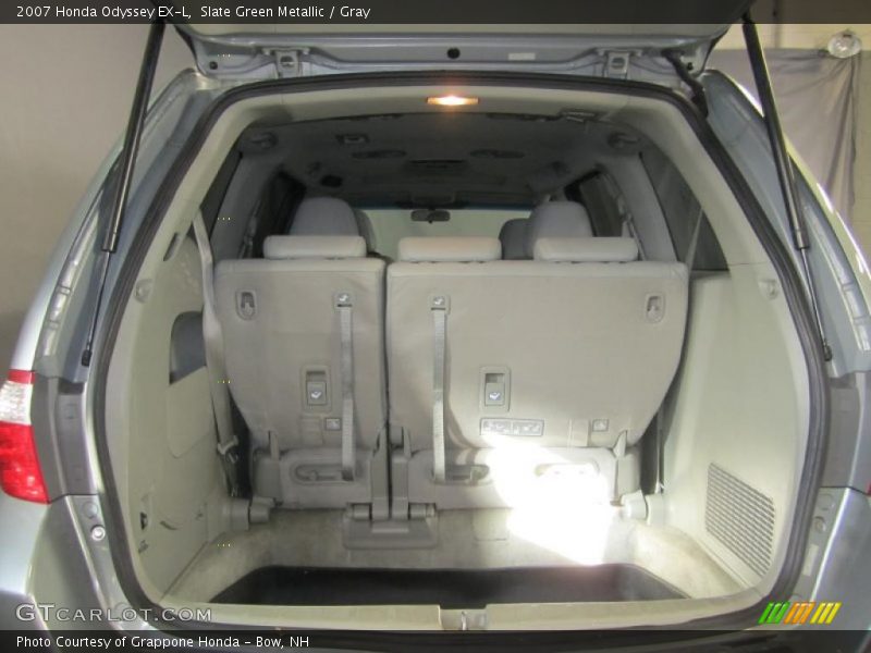 Slate Green Metallic / Gray 2007 Honda Odyssey EX-L