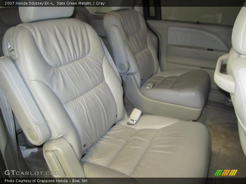 Slate Green Metallic / Gray 2007 Honda Odyssey EX-L