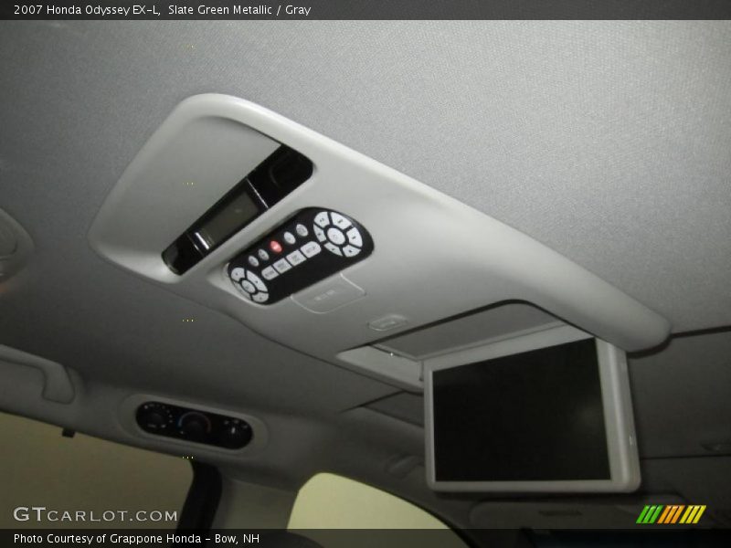 Slate Green Metallic / Gray 2007 Honda Odyssey EX-L