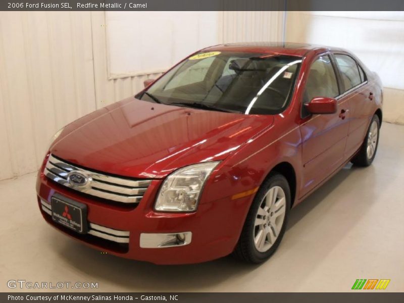 Redfire Metallic / Camel 2006 Ford Fusion SEL