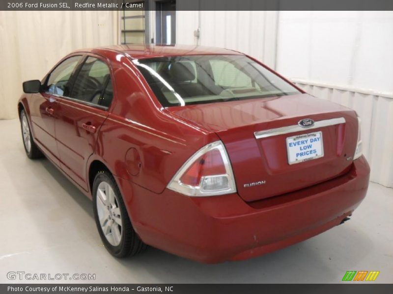 Redfire Metallic / Camel 2006 Ford Fusion SEL