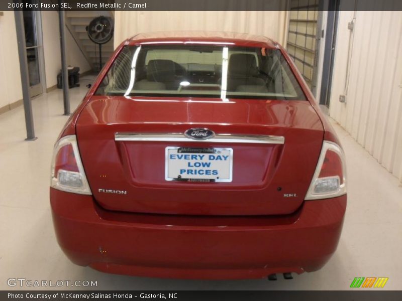 Redfire Metallic / Camel 2006 Ford Fusion SEL