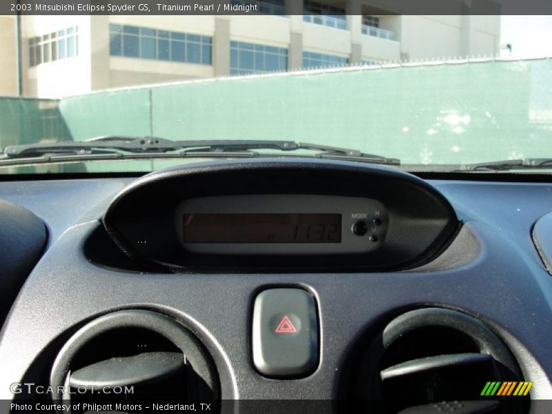 Titanium Pearl / Midnight 2003 Mitsubishi Eclipse Spyder GS