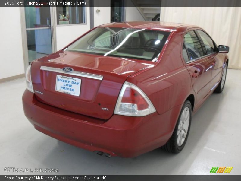 Redfire Metallic / Camel 2006 Ford Fusion SEL