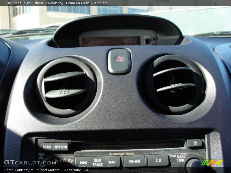 Titanium Pearl / Midnight 2003 Mitsubishi Eclipse Spyder GS