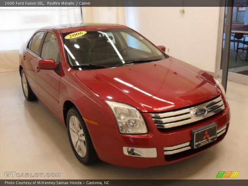 Redfire Metallic / Camel 2006 Ford Fusion SEL