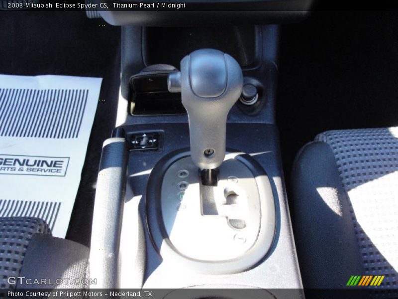  2003 Eclipse Spyder GS 4 Speed Automatic Shifter