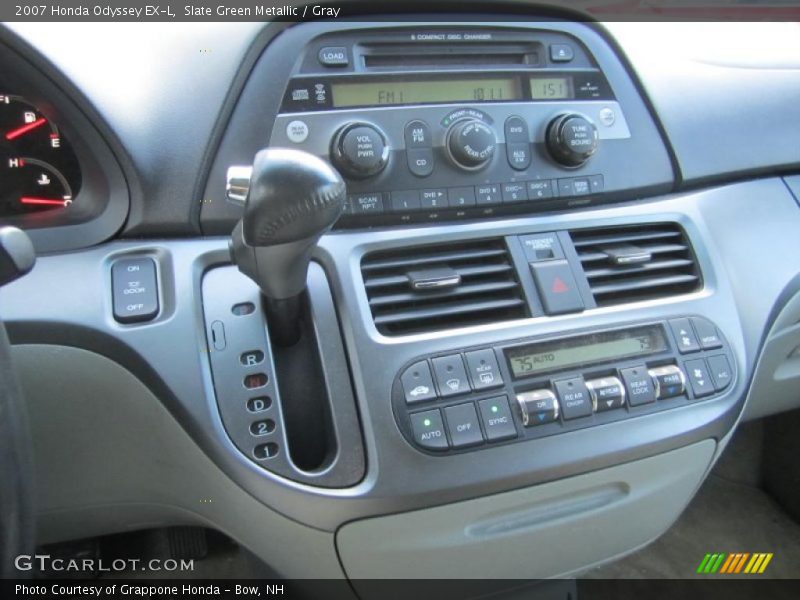 Slate Green Metallic / Gray 2007 Honda Odyssey EX-L
