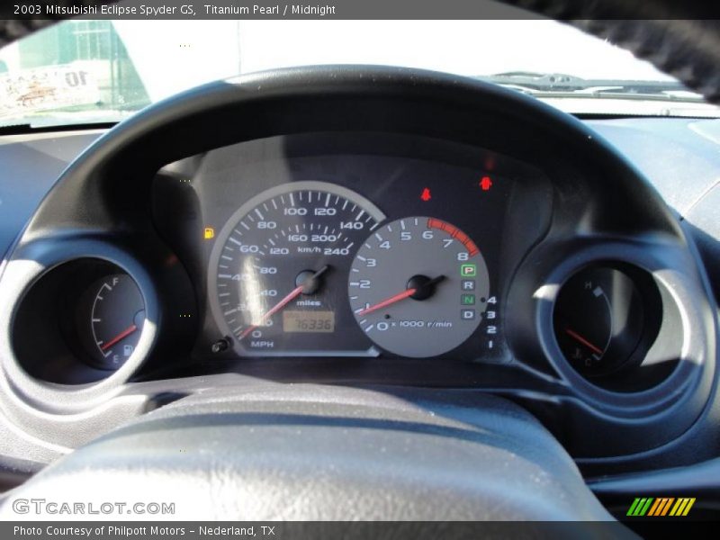  2003 Eclipse Spyder GS Spyder GS Gauges