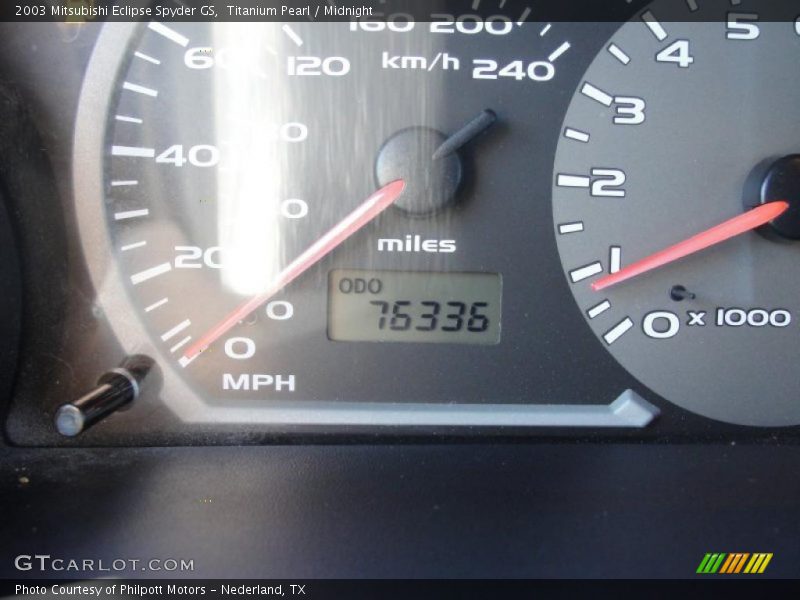 Titanium Pearl / Midnight 2003 Mitsubishi Eclipse Spyder GS