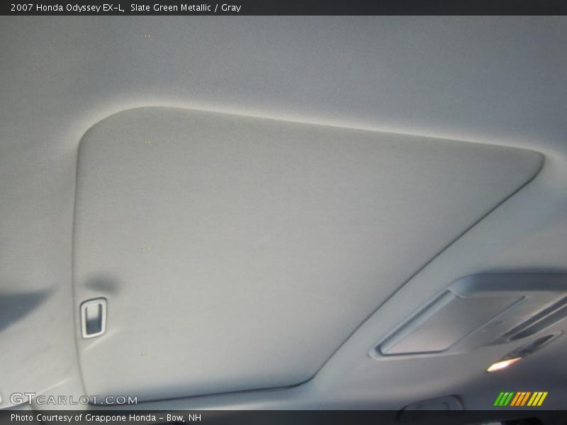 Slate Green Metallic / Gray 2007 Honda Odyssey EX-L