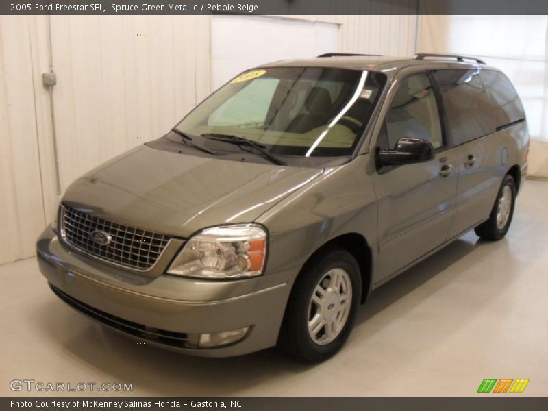 Spruce Green Metallic / Pebble Beige 2005 Ford Freestar SEL