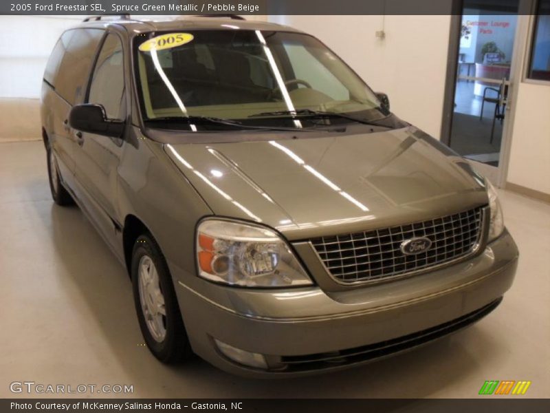 Spruce Green Metallic / Pebble Beige 2005 Ford Freestar SEL