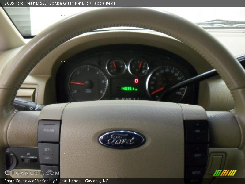 Spruce Green Metallic / Pebble Beige 2005 Ford Freestar SEL