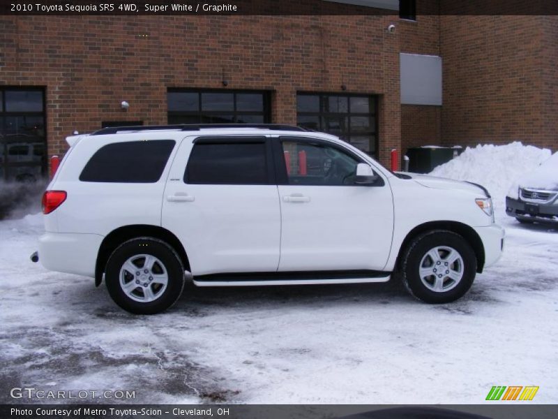 Super White / Graphite 2010 Toyota Sequoia SR5 4WD