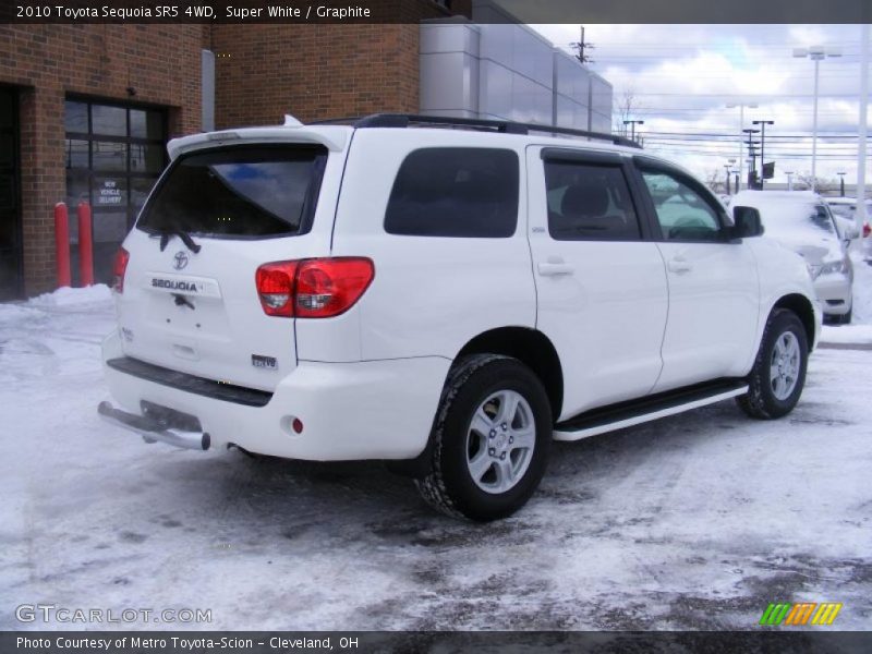 Super White / Graphite 2010 Toyota Sequoia SR5 4WD