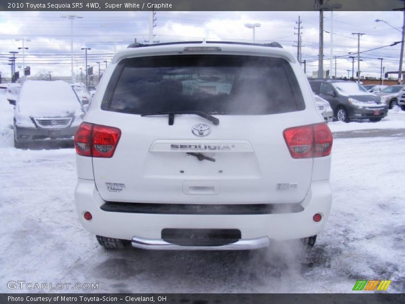 Super White / Graphite 2010 Toyota Sequoia SR5 4WD