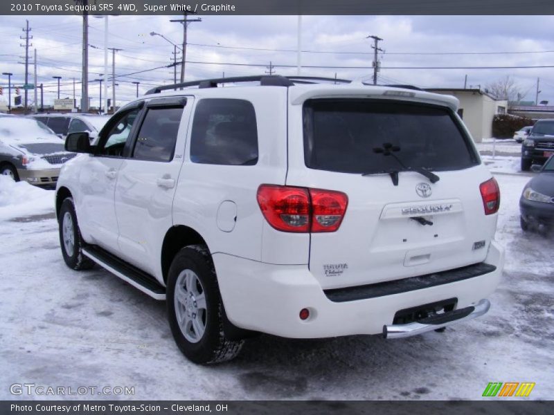 Super White / Graphite 2010 Toyota Sequoia SR5 4WD
